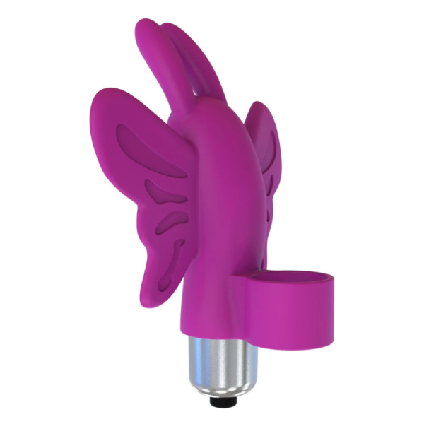 Doigt chinois vibrant papillon violet 